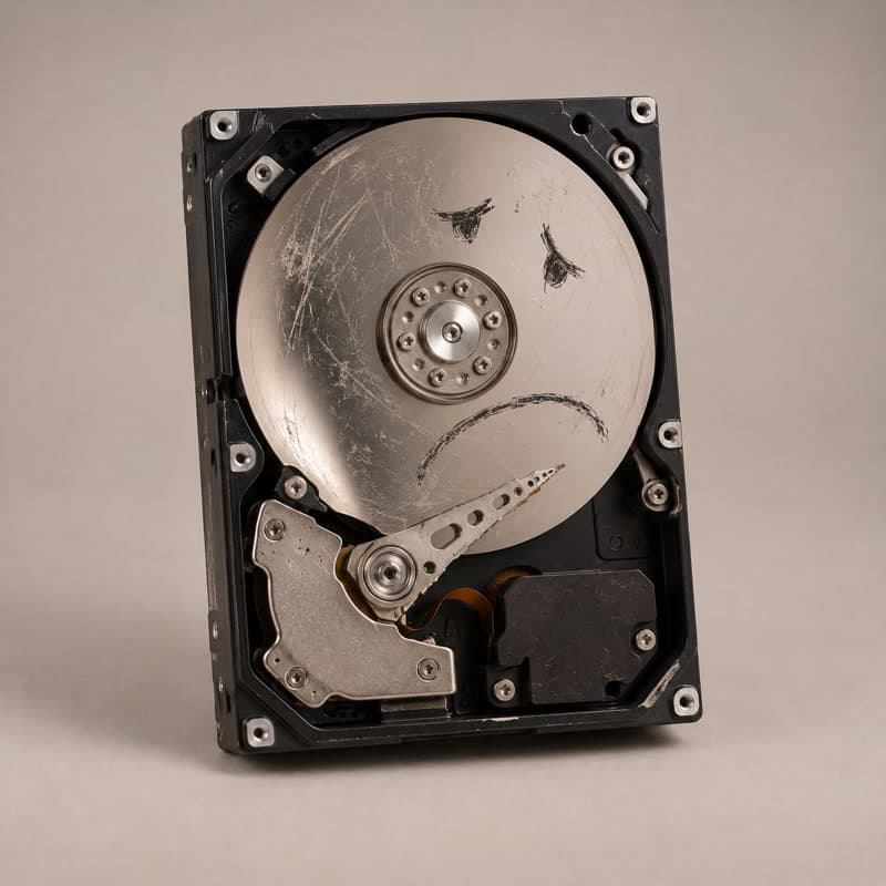 Hard Drive, Emotionally Damaged