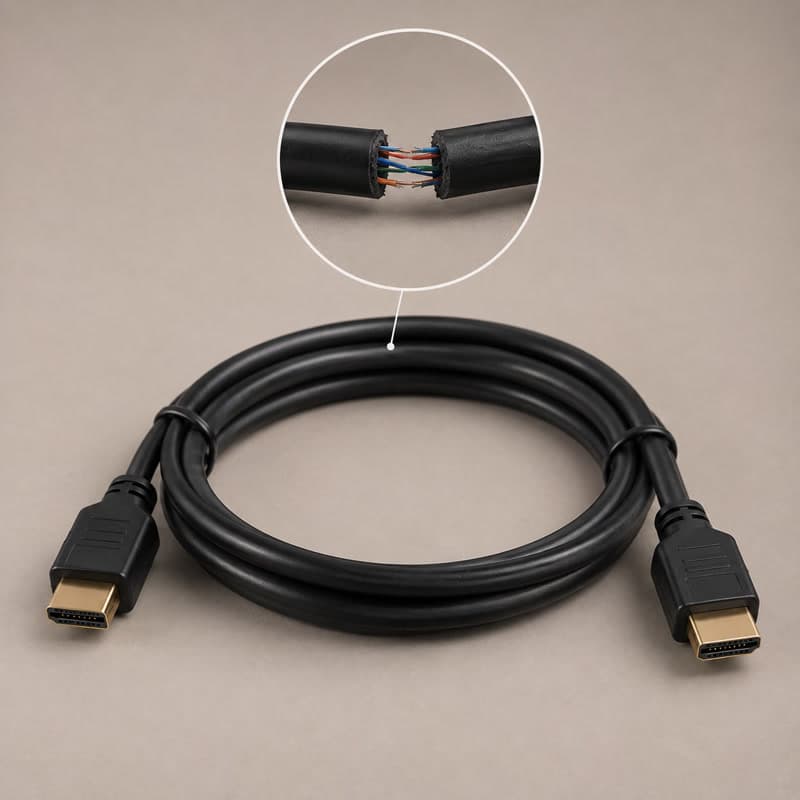 HDMI Cable, Internally Severed