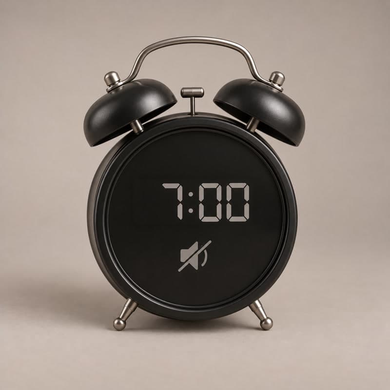 Silent Alarm Clock