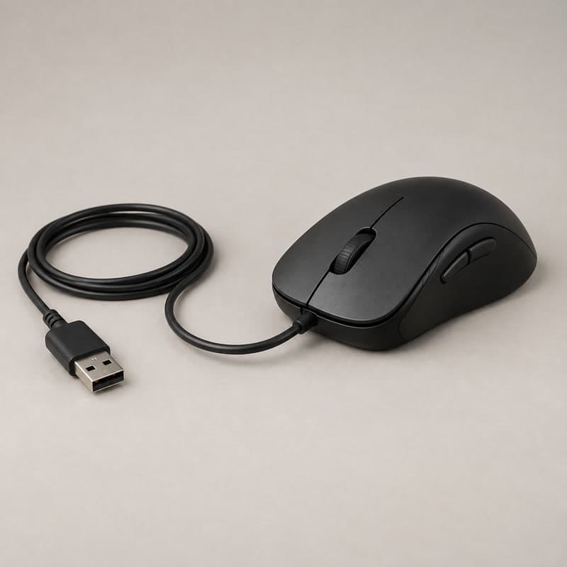 Wireless Mouse With Wire